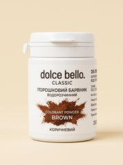 Барвник порошковий водорозчинний Dolce Bellо Коричневий