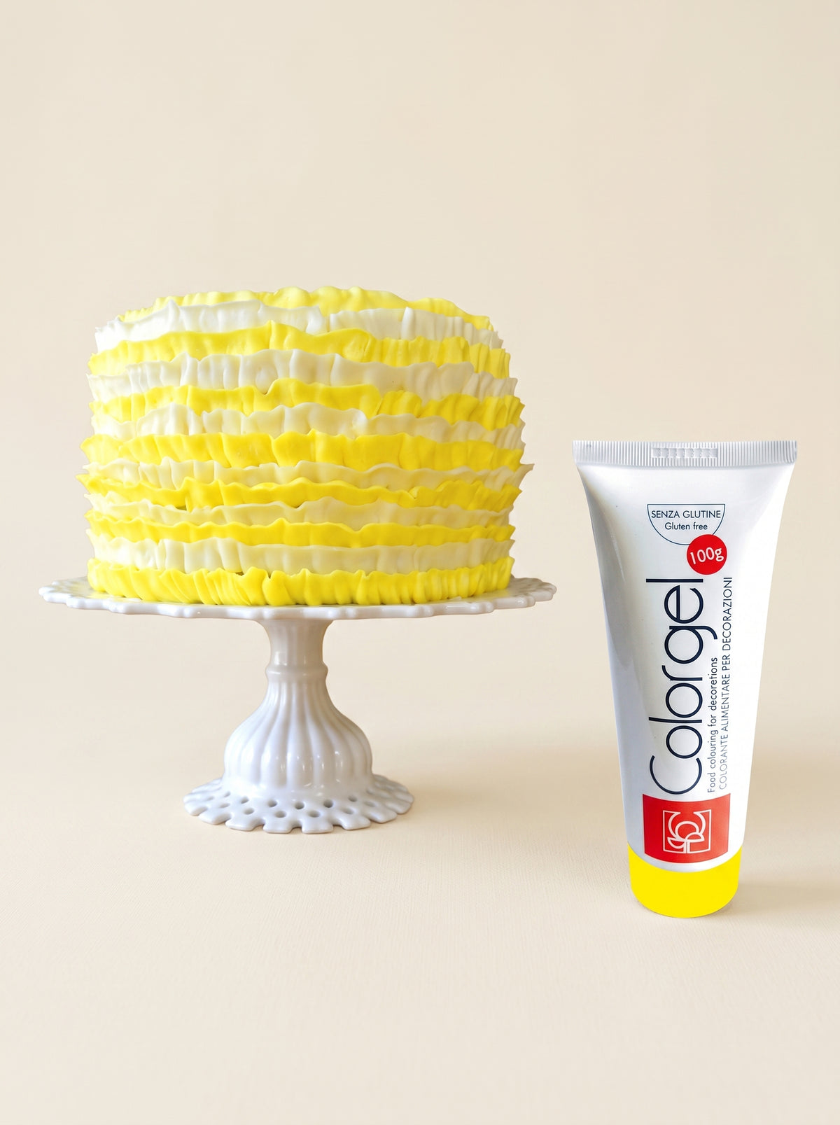 Гелевий барвник лимонний, Colorgel Modecor