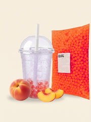 Кульки із соком Персик просеко, Bubble Tea (Бабл Ті)