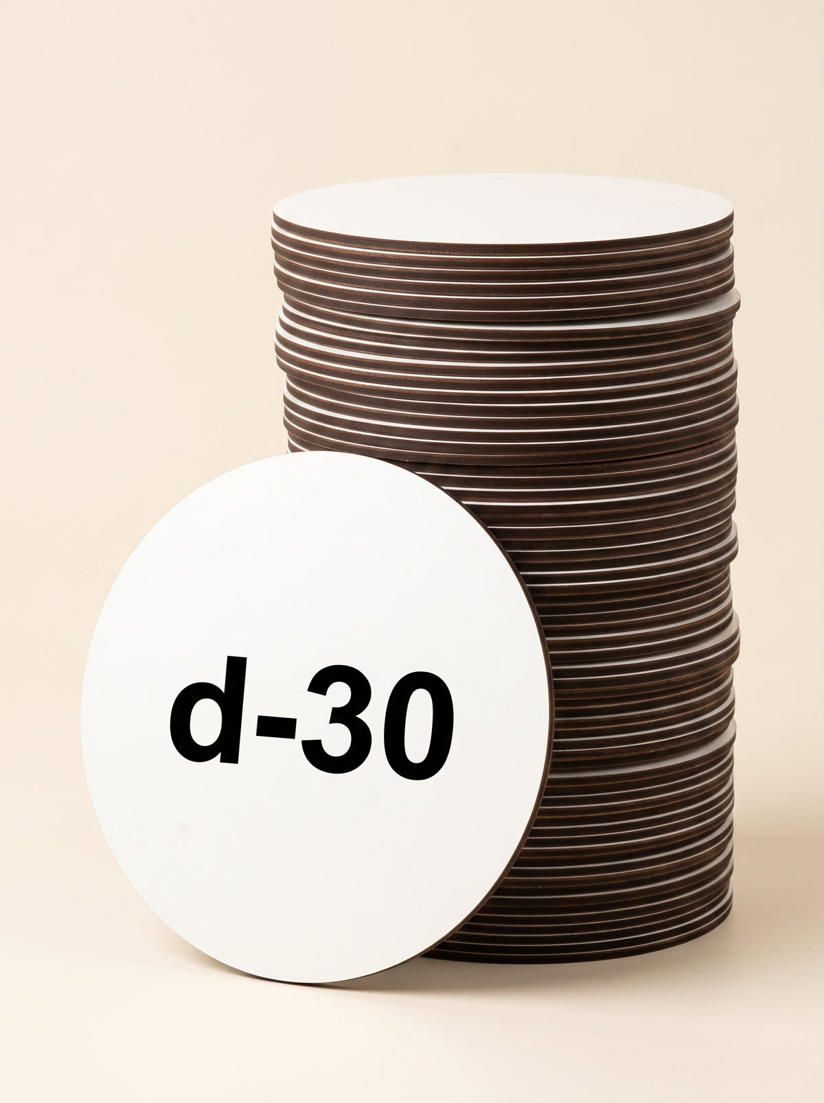 Підложка щільна біла двп d=30 см