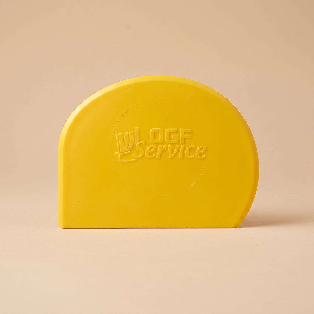 Пластиковий корнет (скребок) кондитерський yellow, DGF