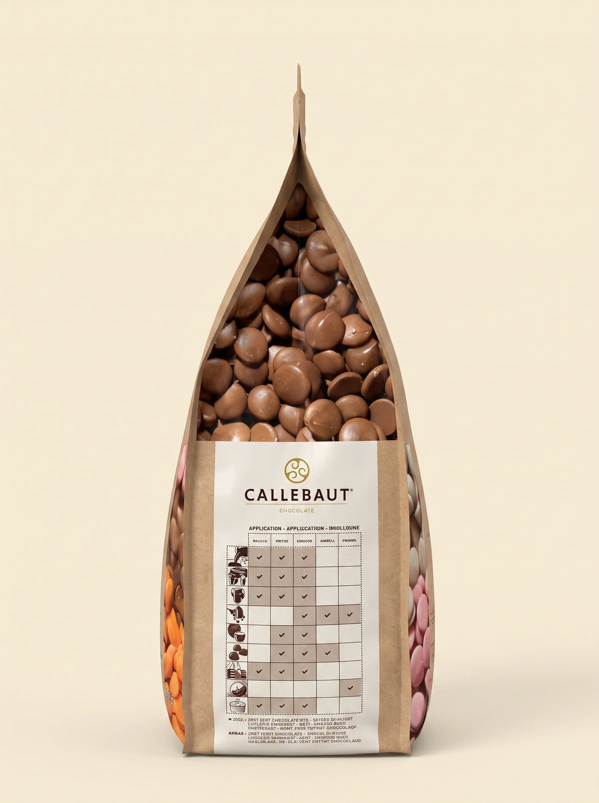 Рожевий шоколад зі смаком Полуниці, Callebaut