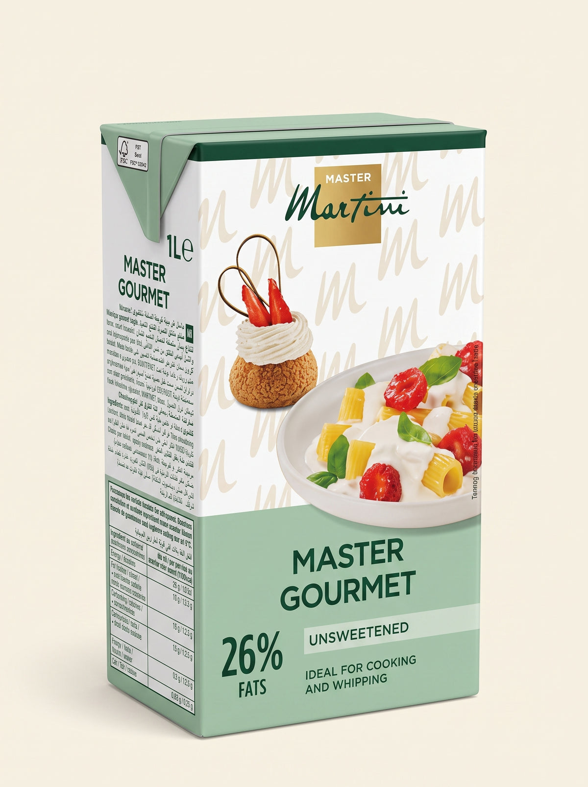 Вершки кулінарні Майстер Гурме 26% Master Martini